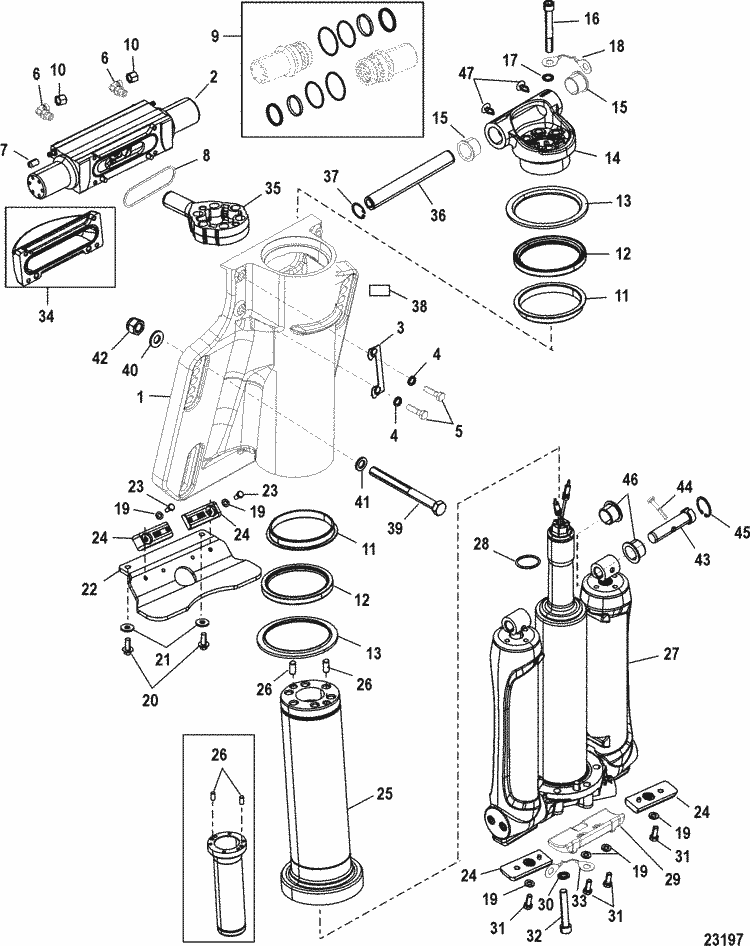 Mercury Marine 275 HP Verado (4-Stroke) (6 Cylinder) Power ... evinrude 115 wiring diagram 