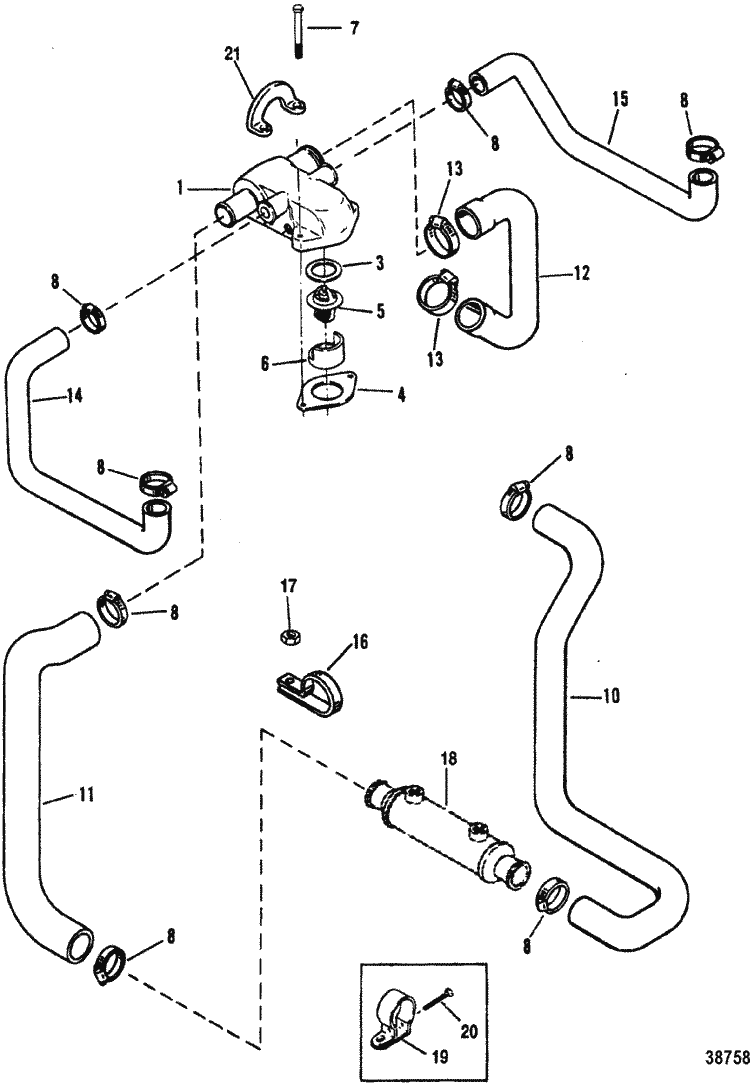 Reference numbers in this diagram can be found in a light blue row below — scroll down to order. Each product listed is an OEM or aftermarket equivalent ...