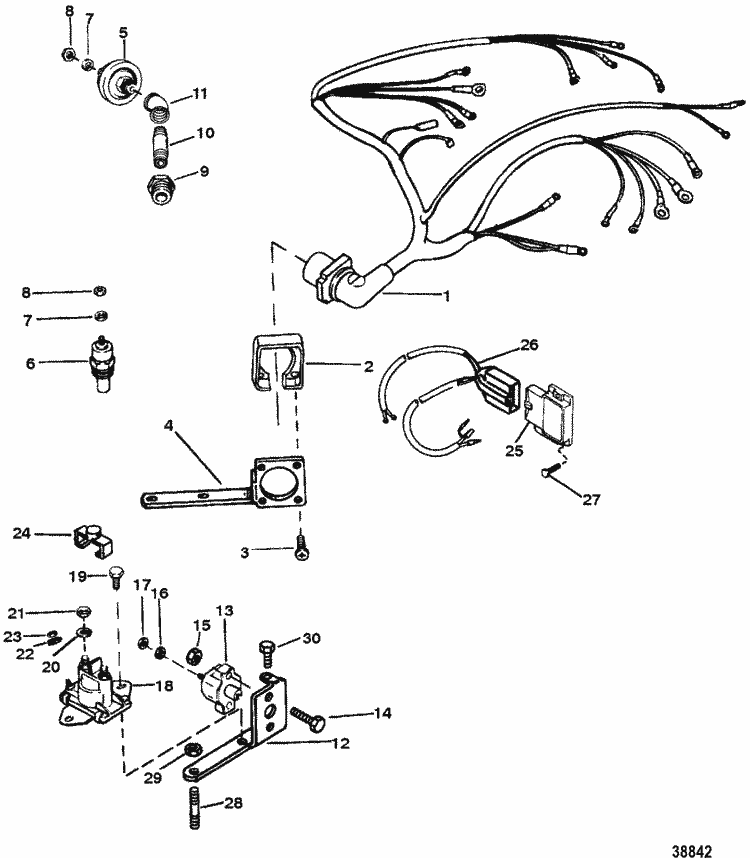 Mercruiser Wiring Diagram from www.marineengine.com