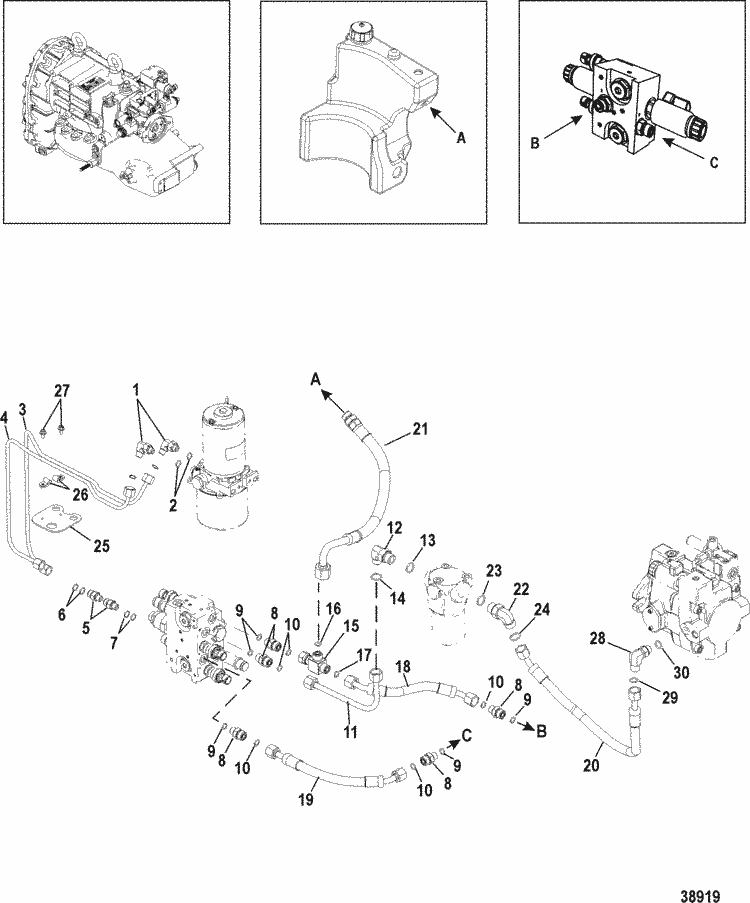 Ford 3000 Tractor Hydraulic Parts