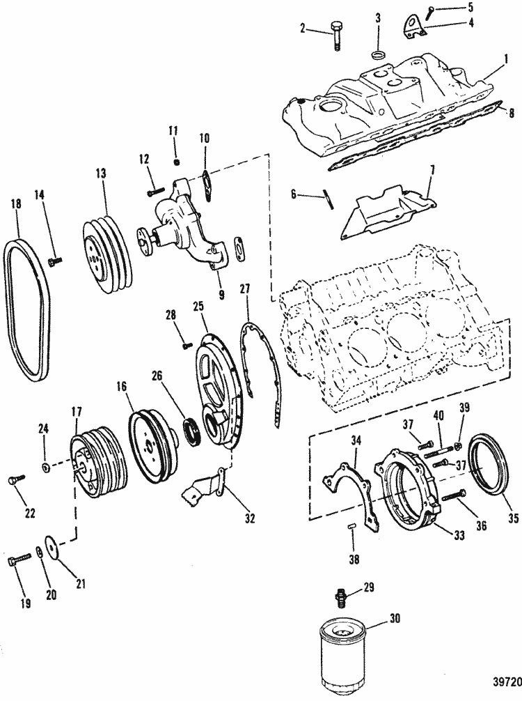 MerCruiser 4.3L (Gen. II) (2 Barrel.) GM 262 V-6 1992-1993 ... 3 wire o2 sensor wiring 