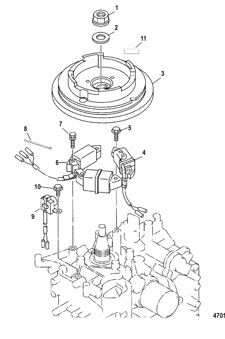 Diagram  4hp Johnson Outboard Motor Diagram