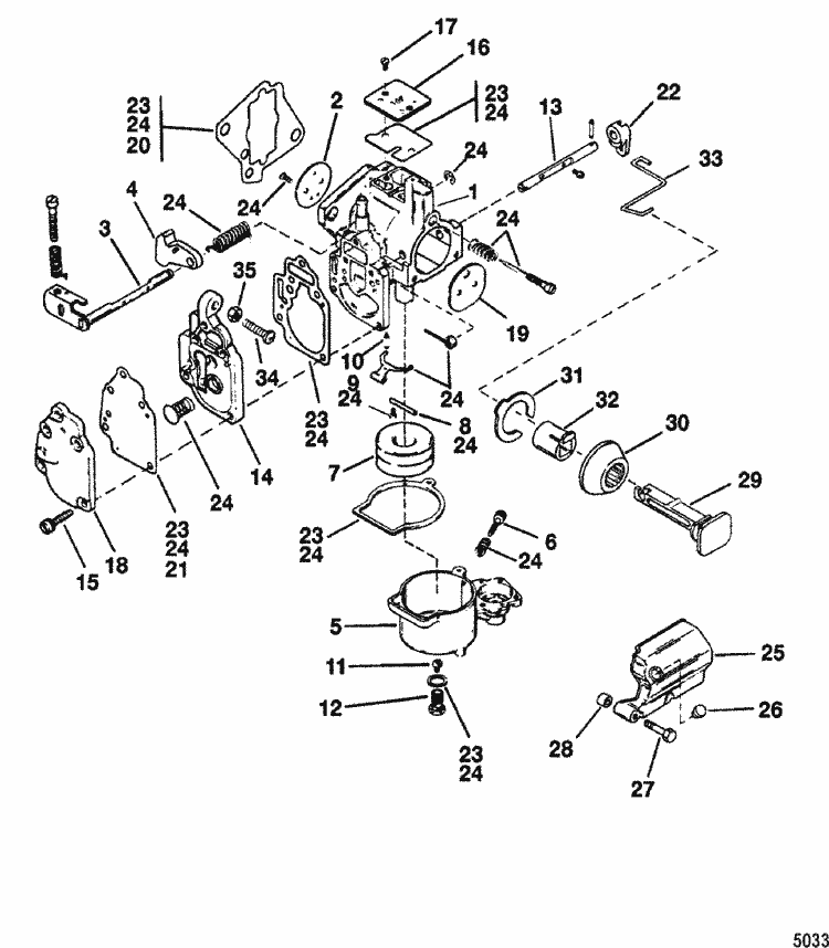 New Mercury Mercruiser Quicksilver OEM Part # 1395-9643 SCREW ASSY
