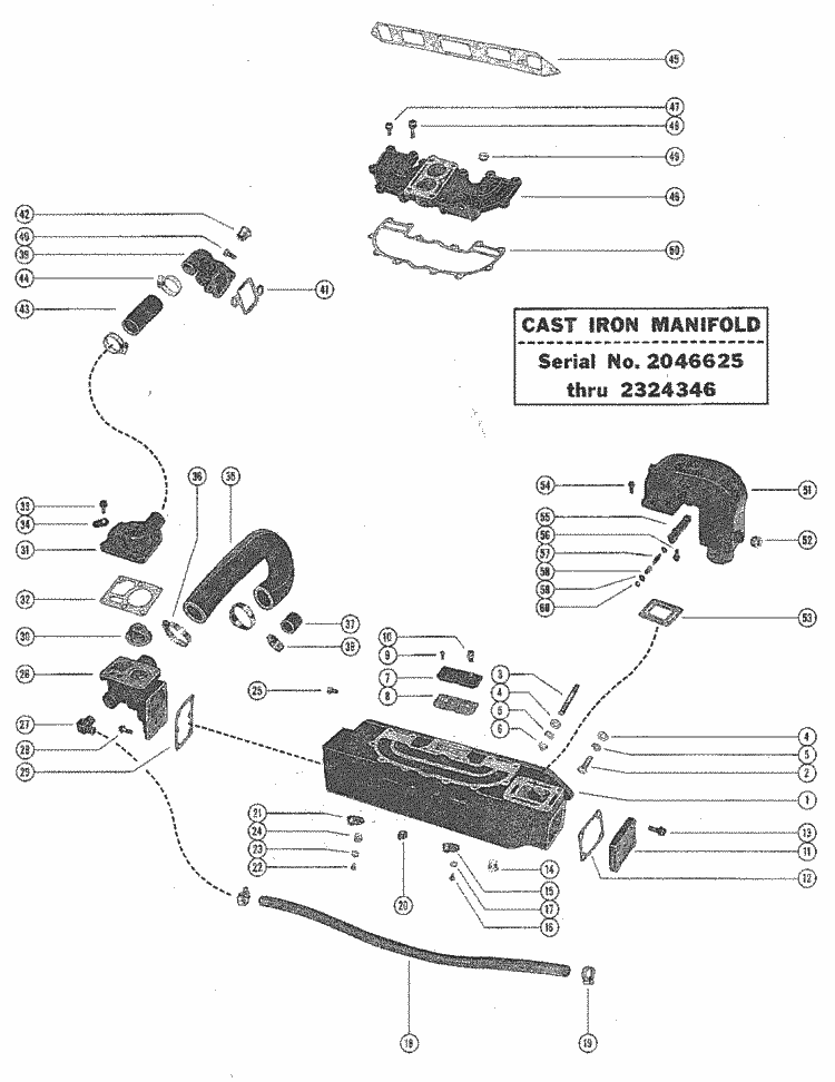 Mercruiser 120 Gm 153 I L4 1964