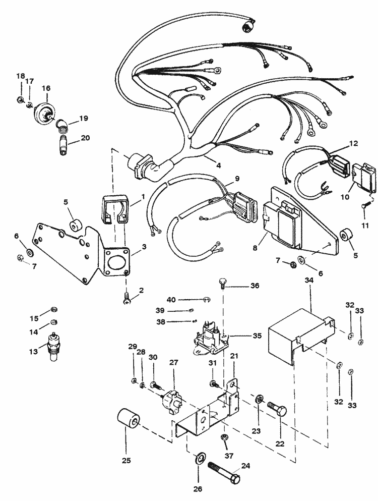 Mercruiser 5.7 Wiring Diagram from www.marineengine.com