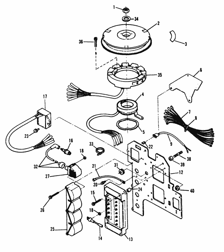 Parts for 120 hp nissan marine engine #4