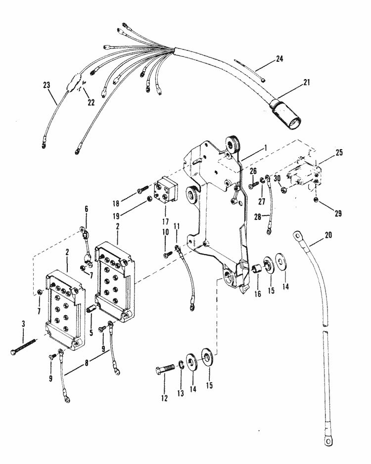 Mercury Mariner Racing Mercury Mariner 2.4L (EFI) Wiring Harness