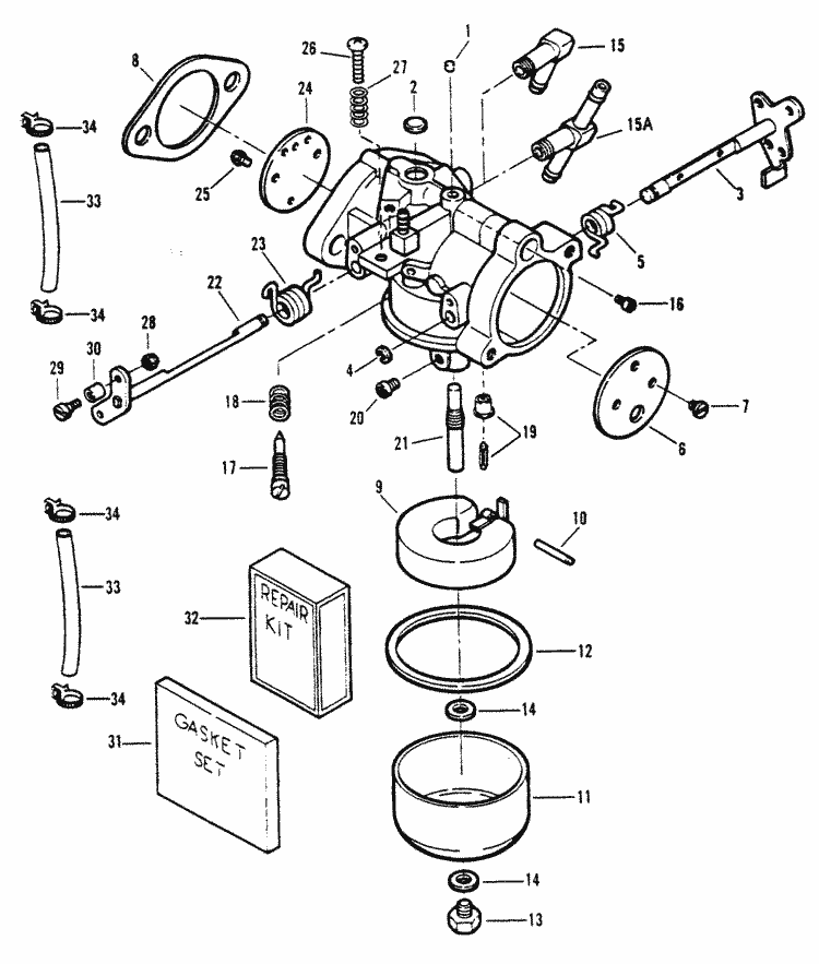 Carburetor for Sportjet (Sport Jet 90) Engine