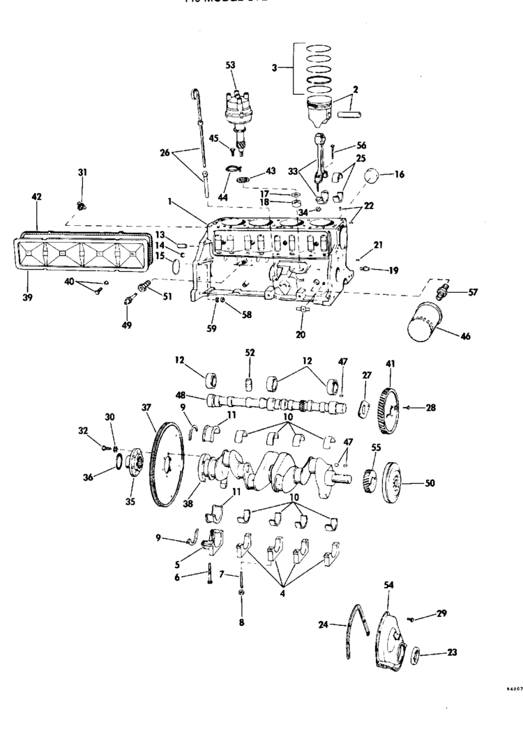 EVINRUDE JOHNSON OMC GENUINE PARTS CONNECTING ROD AY 3853785
