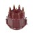 SIE18-5474 - Red Distributor Cap W/ Male  T