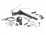 828813A10 - TILLER HANDLE KIT  - Replaced by -828813A31