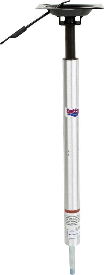 Lock'N-Pin Pwr Pedestal, Non-Threaded, w/Seat Mount, 24"-30" 3204 - Swivl-Eze Marine Seat Bases and Pedestals - MarineEngine.com
