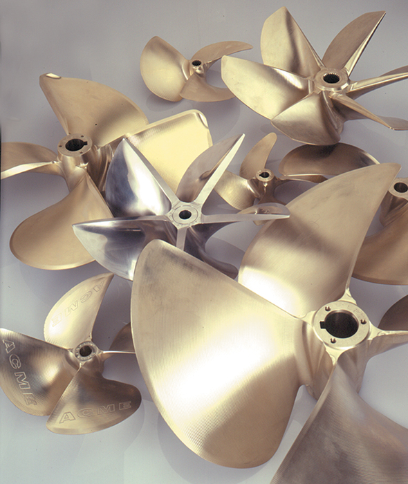 LH 1-1/4" Bore, 4-Blade, 17D x 17P, 0.060 Cup 2569 - Acme Propellers Propellers - MarineEngine.com