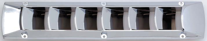 Louvered Vent, Plastic, Chrome Plated 1495B5 - Attwood Corporation Vents Blowers and Hose - MarineEngine.com