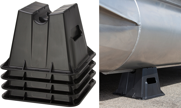 Pontoon Storage Blocks, Set of 4 11401-4 - Attwood Corporation Trailer Jacks - MarineEngine.com