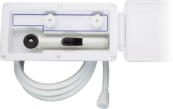 Aft-Deck Shower System 4131-4 - Attwood Corporation Fresh Water Pumps - MarineEngine.com