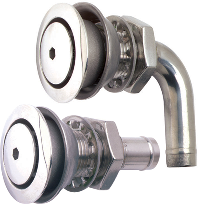 Flush Fuel Vent, 90° 660323 Attwood Corporation Fuel Fittings Fills