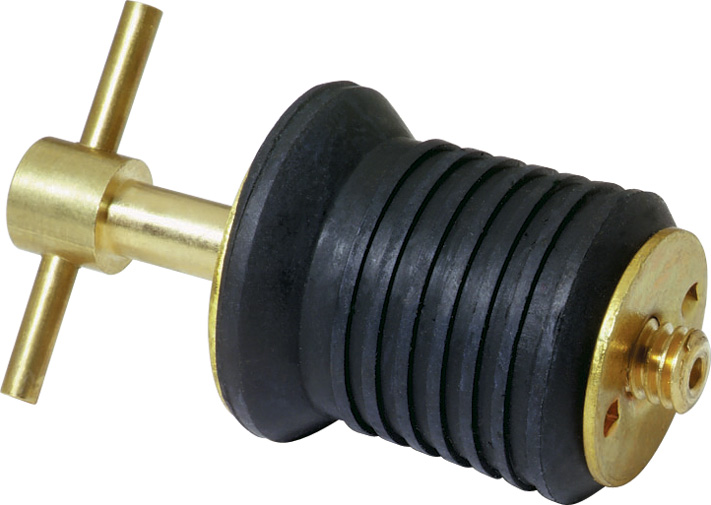 T-Handle Drain Plug, 1" without Chain 7526A7 - Attwood Corporation Drain Plugs and Tubes - MarineEngine.com