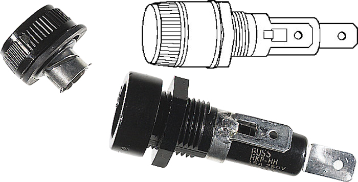 Fuse Holder,Panel Mount 607010 - Ancor Marine Grade Products Fuses and Fuse Holders - MarineEngine.com