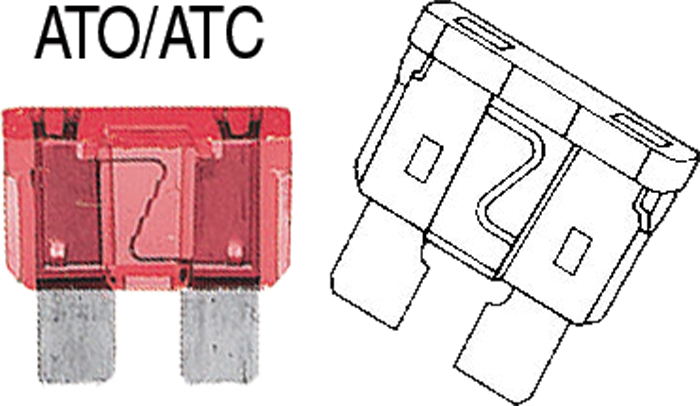 ATO/ATC 20 Fuse, (2) 604020 - Ancor Marine Grade Products Fuses and Fuse Holders - MarineEngine.com