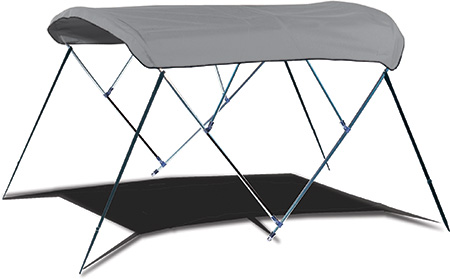 WHITE VINYL, 85" - 90" 4V5487UB - Carver Industries Bimini Tops - MarineEngine.com