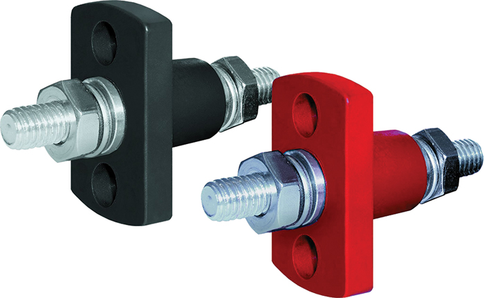 Terminal Feed Through, 5/16"-18 Stud, Black 2201 - Blue Sea System Battery Accessories - MarineEngine.com