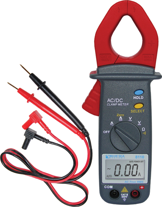 Mini Clamp Multimeter 8110 - Blue Sea System Battery Accessories - MarineEngine.com