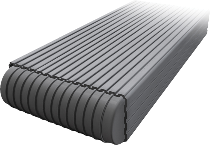 Bunk Wrap Kit, Black, 16' x 2" x 4" w/End Caps 23050-BK - Caliber Boat Guides and Motor Supports - MarineEngine.com