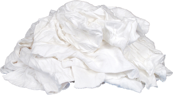 Recycled White Cloth Rags, 8 lb. Box 10526 - Buffalo Industries Lubricants and Additives - MarineEngine.com