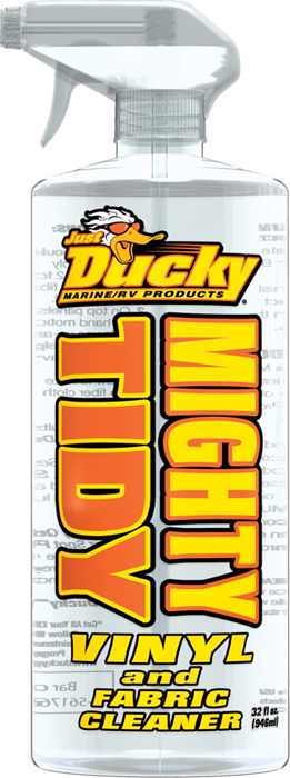 Mighty Tidy Vinyl & Fabric Cleaner, 32 oz. D-1027 - Ducky Products Cleaners Wax and Polish - MarineEngine.com