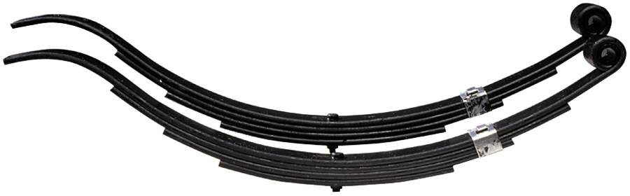 Radius End, 24-5/8"Lx4"H, 1000 lb., 4-leaves 81196 - Eagle Electronics Rollers Brackets Springs and Fenders - MarineEngine.com
