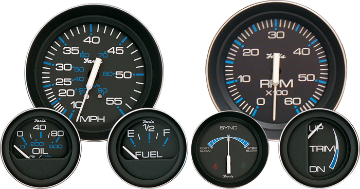 Temp Kit, O/B, 60-220°F, Sender Included 13009 - Faria Marine Instruments Gauges and Compasses - MarineEngine.com