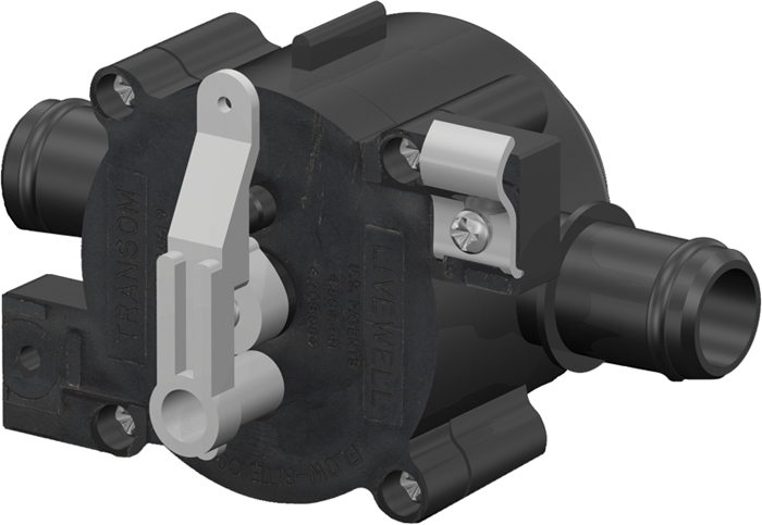 Auto Control Valve, Empty/Auto, Rear, Barbed MPV-02-RN01 - Flow-Rite Aerator Pumps - MarineEngine.com