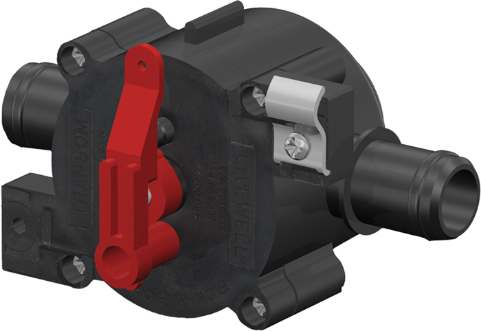 Select Control Valve, Fill/Empty/Recirc, Rear, Barbed MPV-04-RN01 - Flow-Rite Aerator Pumps - MarineEngine.com