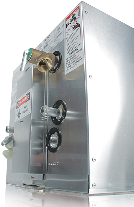Water Heater, 6 Gal, 20"L x 13.6"W x 13.6"H 11811 - Kumma/Force10 Water and Waste System Parts - MarineEngine.com