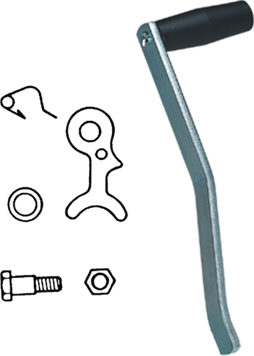 Winch Handle, 10" Dogleg 9235P01 - Fulton Performance Products Winches Straps and Tie Downs - MarineEngine.com