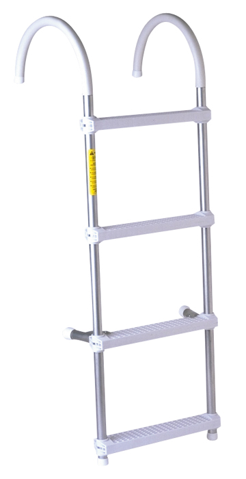 Boat Ladder, 4-Step, 48", 11" Hook (6-Pack) 05041-21 - Garelick Manufacturing Ladders and Platforms - MarineEngine.com