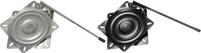 Locking Seat Swivel, Stainless Steel, 7" x 7" 75120 - Garelick Manufacturing Seat Bases and Pedestals - MarineEngine.com