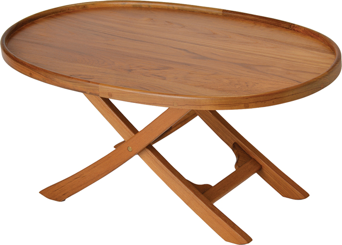 Folding Table, Teak 50600 - Garelick Manufacturing Deck Chairs and Tables - MarineEngine.com