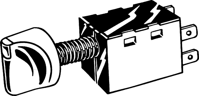 Rotoswitch, 2 Position, M/On-Off-On MP78750 - Sierra Marine Switches - MarineEngine.com