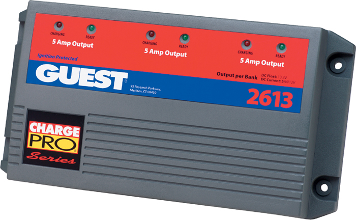 3 Bank 15 Amp Charger 2613A - Batteries and Battery Chargers - MarineEngine.com