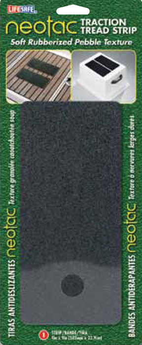 NeoTac Tread Strip, 4" x 9", 1-Pack, Black RE2611PK - OM Mfg Tape Products - MarineEngine.com