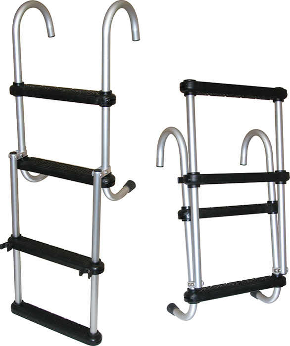 Pontoon Ladder, 4-Step, 44.5" ASC4 - JIF Marine Ladders and Platforms - MarineEngine.com
