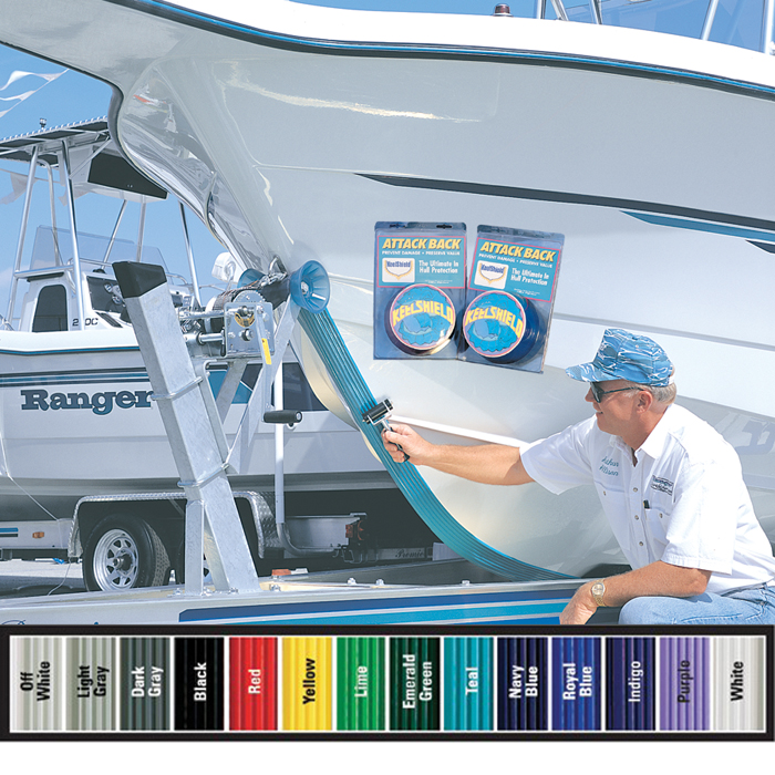 Keelshield, Black, 8' KS-8BLK - Keelshield Keelshield and Toon-Tectors - MarineEngine.com