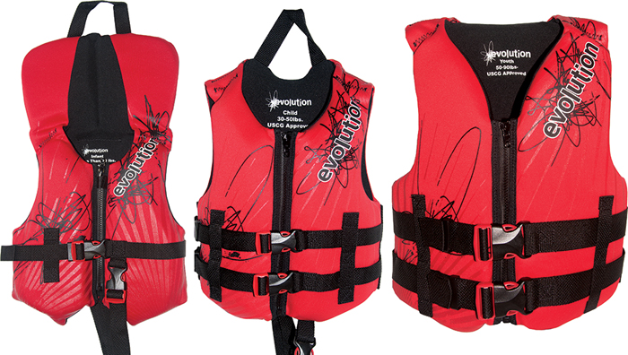 Child, Red/Black, 30-50 lbs., 20-25" Chest 142132-100-001-14 - Kent Sporting Goods General Purpose - MarineEngine.com