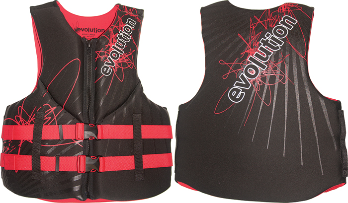 Neo, Adult, XS, Black/Red, 28-32" 142432-100-010-14 - Kent Sporting Goods Ski Vest - MarineEngine.com