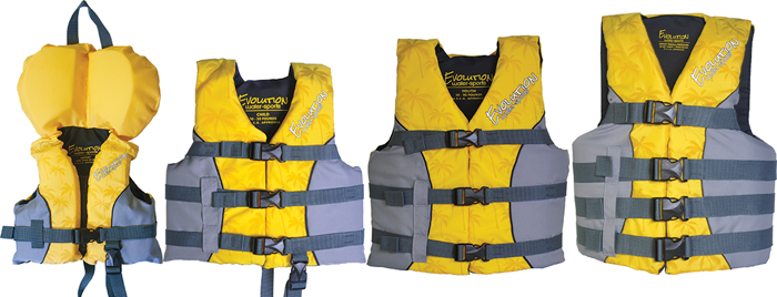 Adult L/XL, Yellow/Gray, 40-52" 112232-300-050-15 - Kent Sporting Goods Ski Vest - MarineEngine.com