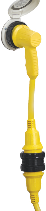 Adapter, Right Angle, 30A 1RPC - Dockside Electrical - MarineEngine.com