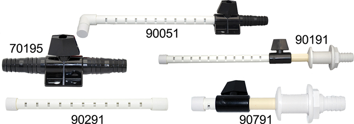 Aerating Bar,3/4"Barb,w/Valve,13-1/4" 90051 - Johnson Pump Of America Aerator Pumps - MarineEngine.com