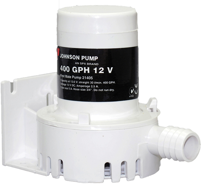 Bilge Pump, 400 GPH 21405 - Johnson Pump Of America Bilge Pumps - MarineEngine.com